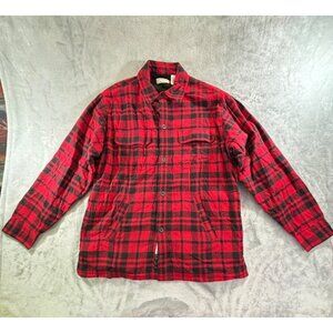 Covington Jacket Men's Medium Red & Black Plaid Casual Outdoor Wear